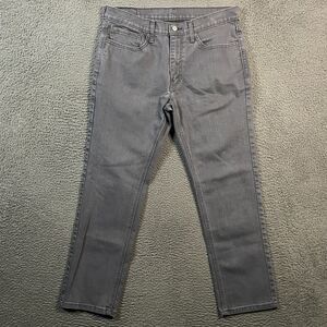 Levis Jeans Mens 34x32 Gray 541 Athletic Tapered Fit Stretch Denim Casual